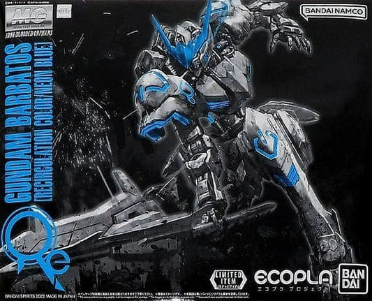 Gunpla: Ecopla - Gundam Barbatos [Recirculation Color / Neon Blue] Master Grade (MG) Gunpla Model Kit