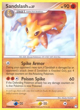 Sandslash  Mysterious Treasures - Uncommon