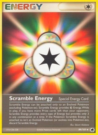 Scramble Energy/101  - Reverse Holofoil Dragon Frontiers - Uncommon