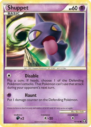 Shuppet 075/102  - Reverse Holofoil Triumphant - Common