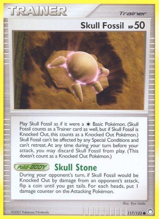 Skull Fossil  - Reverse Holofoil Mysterious Treasures - Common