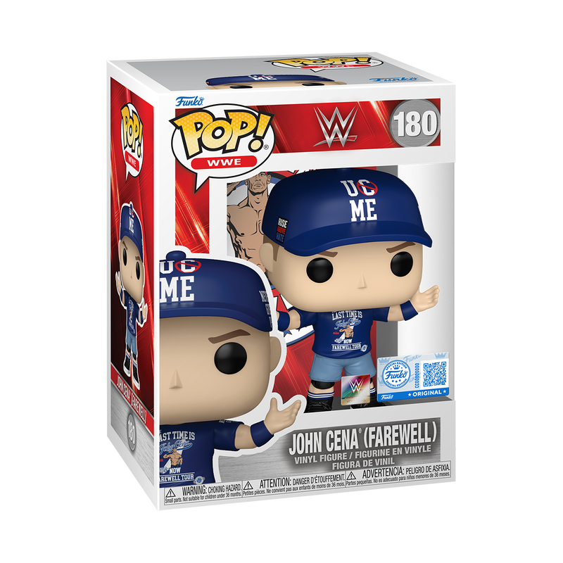 Funko Pop! Sports: WWE - John Cena (Farewell) #180 [Fanatics Special Edition Exclusive] *PREORDER*
