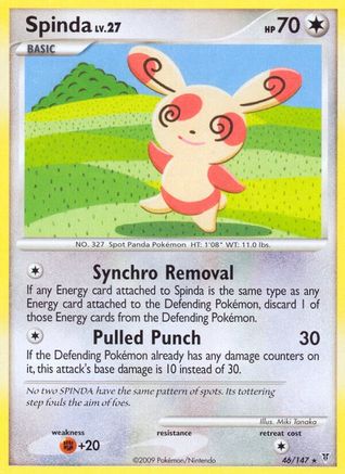 Spinda  - Reverse Holofoil Supreme Victors - Rare