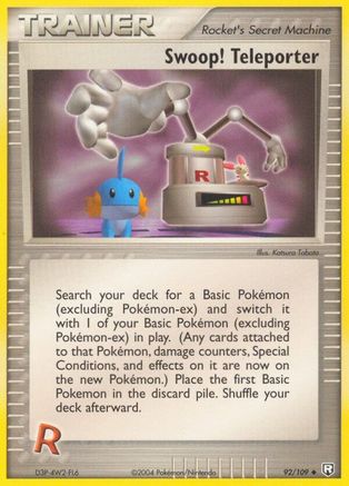 Swoop! Teleporter 092  Team Rocket Returns - Uncommon