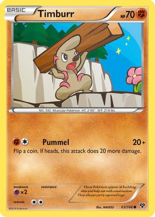 Timburr  XY Base Set - Common