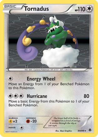 Tornadus  - Holofoil Emerging Powers - Holo Rare