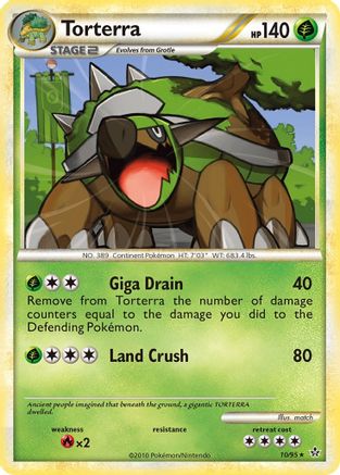 Torterra  - Holofoil Unleashed - Holo Rare