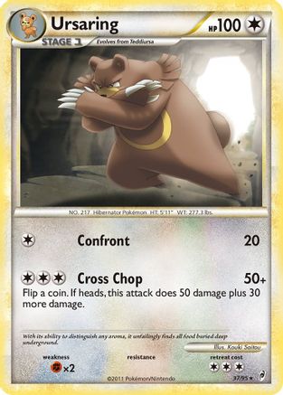 Ursaring  - Reverse Holofoil Call of Legends - Rare