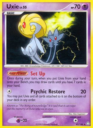 Uxie 043  Legends Awakened - Rare