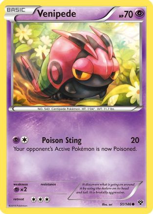 Venipede  XY Base Set - Common
