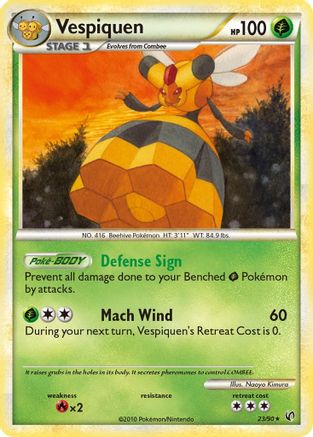 Vespiquen  - Reverse Holofoil Undaunted - Rare