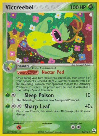 Victreebel  - Reverse Holofoil Legend Maker - Holo Rare