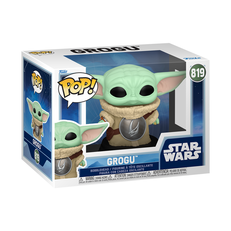 Funko Pop! Star Wars: Grogu with Mudhorn Chest Armor #819