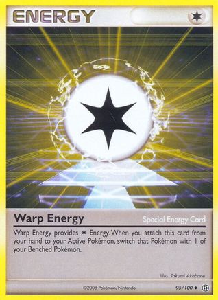 Warp Energy 095  - Reverse Holofoil Stormfront - Uncommon