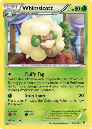 Whimsicott  Boundaries Crossed - Rare