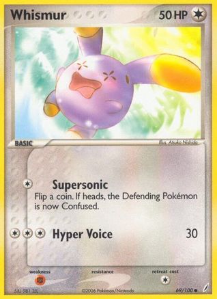 Whismur 069  Crystal Guardians - Common