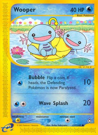 Wooper (117)  Aquapolis - Common