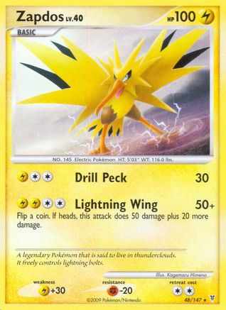 Zapdos (48)  Supreme Victors - Rare