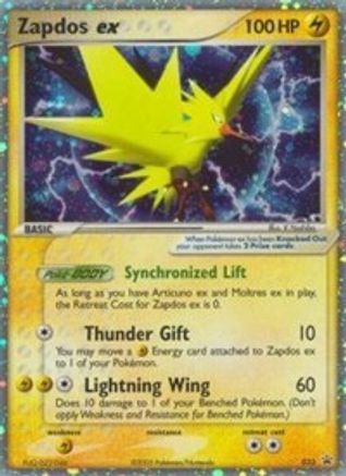 Zapdos ex - 033 (EX Collector's Window Tins)  - Holofoil Nintendo Promos - Promo