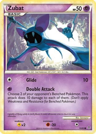 Zubat 070  - Reverse Holofoil Unleashed - Common