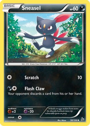 Sneasel (50) (50) 050  XY  Flashfire - Uncommon