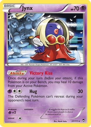 Jynx 037  XY  Furious Fists - Rare