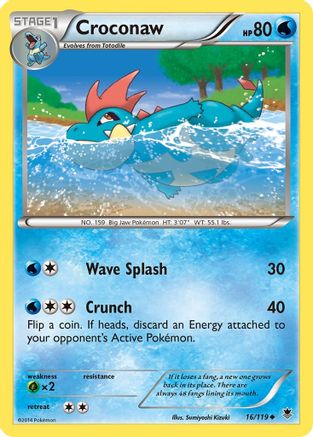 Croconaw/119  XY  Phantom Forces - Uncommon