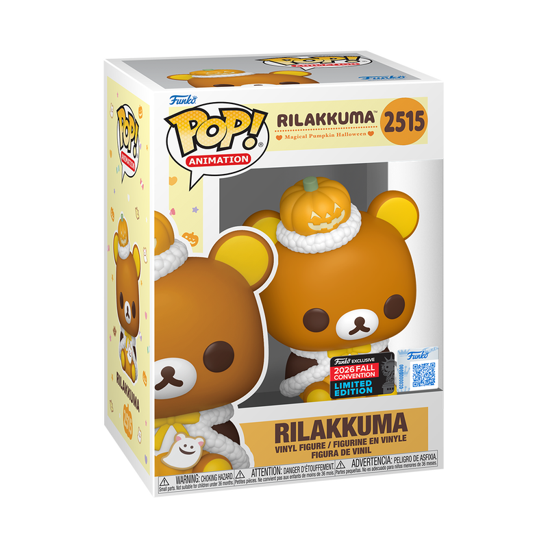 Funko Pop! Animation: Rilakkuma - Rilakkuma (Pumpkin) #2515 [NYCC EXCLUSIVE] *PREORDER*