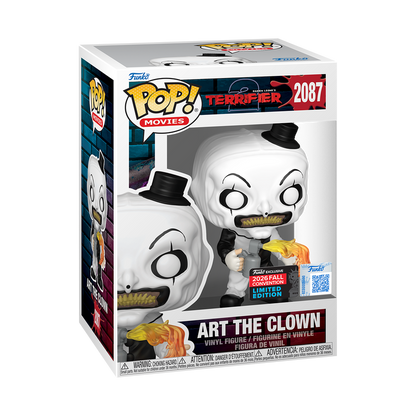 Funko Pop! Movies: Terrifier 2 - Art the Clown with Flamethrower #2087 [NYCC EXCLUSIVE] *PREORDER*