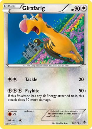Girafarig  XY  Phantom Forces - Uncommon