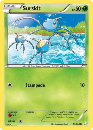 Surskit  XY  Primal Clash - Common