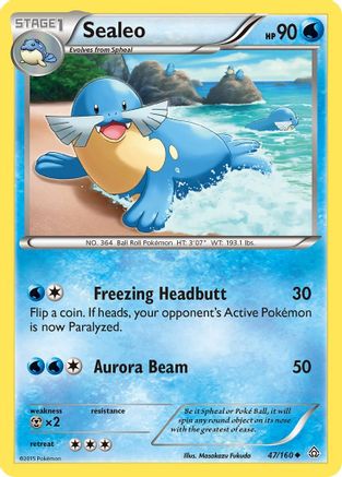 Sealeo/160  XY  Primal Clash - Uncommon