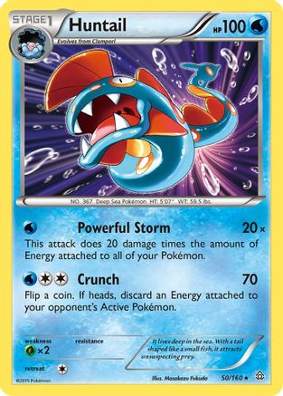 Huntail  - Holofoil XY  Primal Clash - Holo Rare