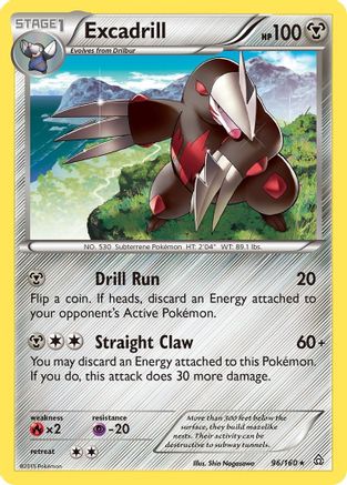 Excadrill  XY  Primal Clash - Rare