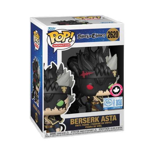 Funko Pop! Anime: Black Clover - Berserk Asta #2620 [MyPops Canada Exclusive] *PREORDER*