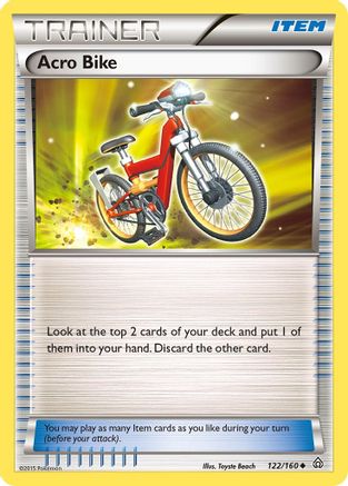 Acro Bike 122  - Reverse Holofoil XY  Primal Clash - Uncommon