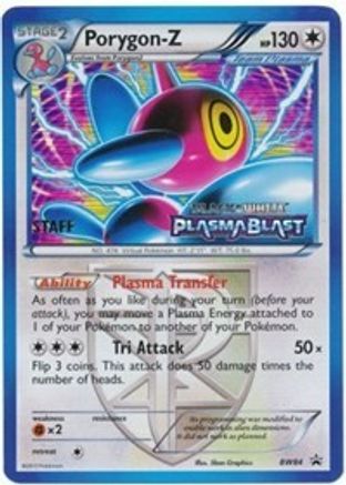 Porygon-Z (Team Plasma) - BW84 (Prerelease) [Staff]  - Holofoil Black and White Promos - Promo