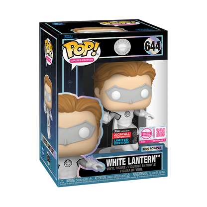 Funko Pop! DC: Green Lantern - White Lantern #644 [1000pc LIMITED - NYCC EXCLUSIVE] *PREORDER*