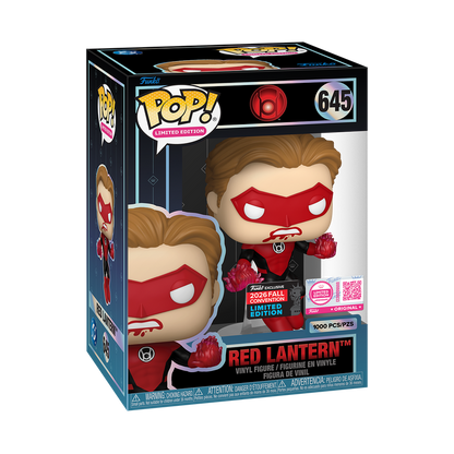 Funko Pop! DC: Green Lantern - Red Lantern #645 [1000pc LIMITED - NYCC EXCLUSIVE] *PREORDER*