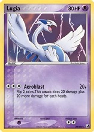 Lugia - 29/115 (EX Unseen Forces)/115  - Holofoil Deck Exclusives - Holo Rare