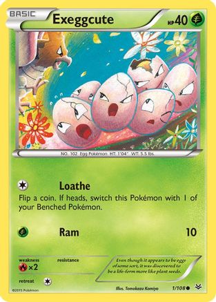Exeggcute 001  XY  Roaring Skies - Common