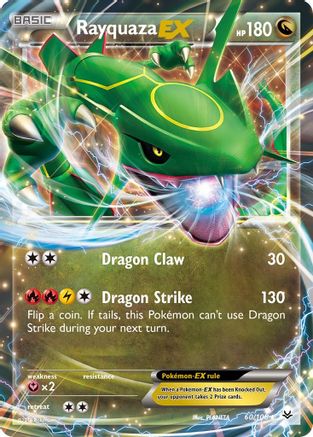 Rayquaza EX (60) (60) 060  - Holofoil XY  Roaring Skies - Ultra Rare