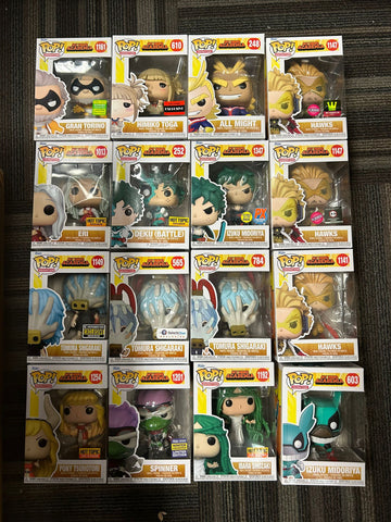 Funko Pop! Anime: My Hero Academia Lot 1/2 **WEB ONLY**