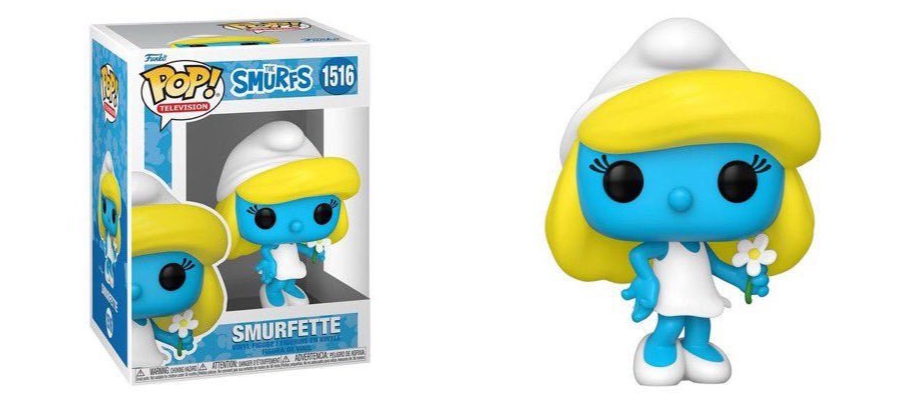 Funko Pop! The Smurfs - Smurfette #1516 Common + Chase
