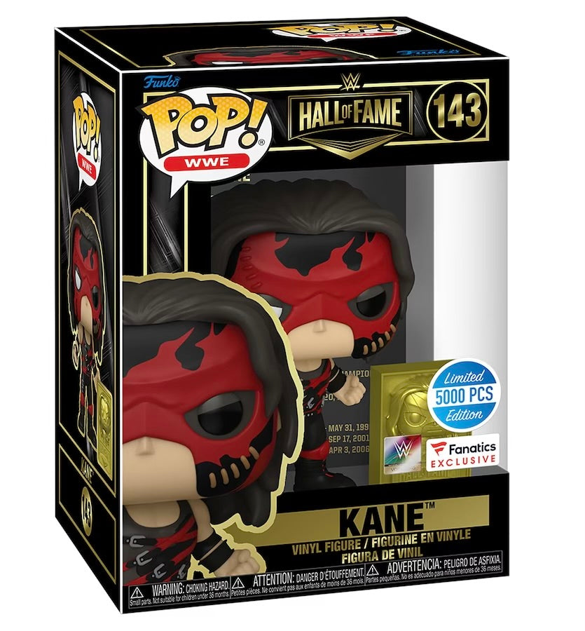 FUNKO POP! WWE HALL OF FAME KANE BLACK BOX LIMITED 5000 #143 [FANATICS EXCLUSIVE] *PREORDER*