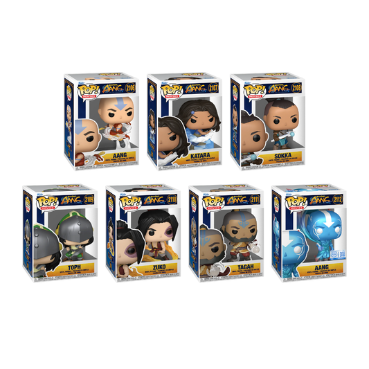 Funko Pop! Movies: Avatar The Last Airbender - Aang / Katara / Sokka / Toph / Zuko / Tagah / Aang (Avatar State) *PREORDER*