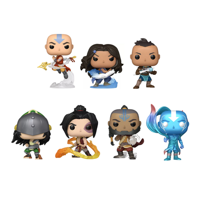Funko Pop! Movies: Avatar The Last Airbender - Aang / Katara / Sokka / Toph / Zuko / Tagah / Aang (Avatar State) *PREORDER*