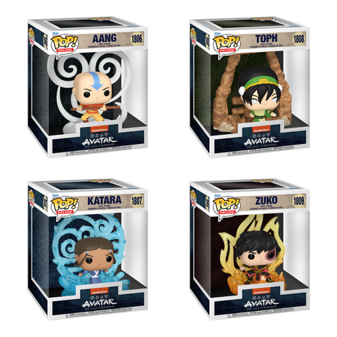 Funko Pop! Avatar: The Last Airbender (Deluxe) - Aang / Toph / Katara / Zuko