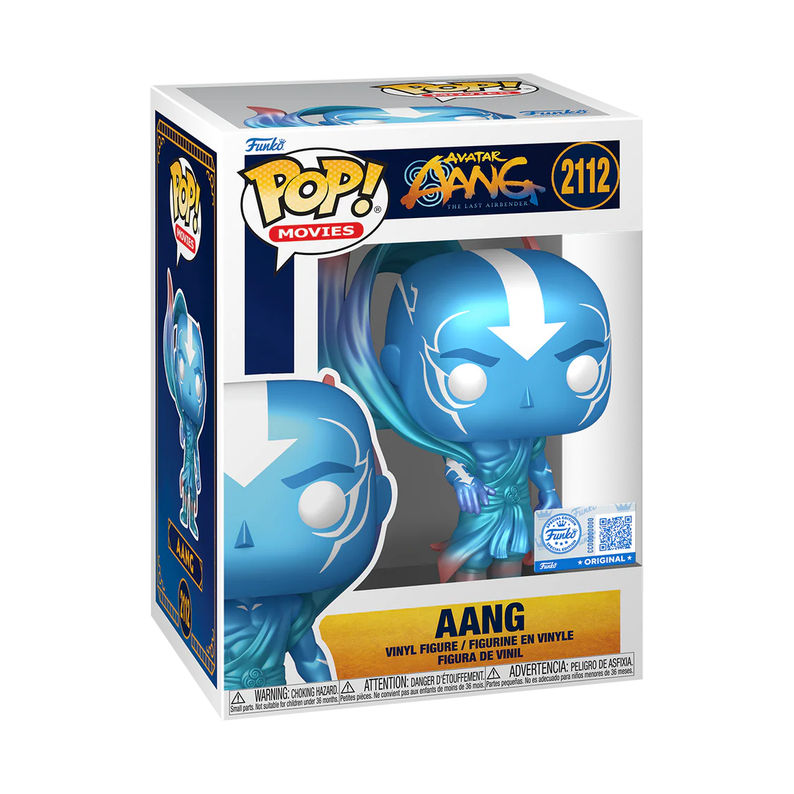 Funko Pop! Movies: Avatar The Last Airbender - Aang / Katara / Sokka / Toph / Zuko / Tagah / Aang (Avatar State) *PREORDER*