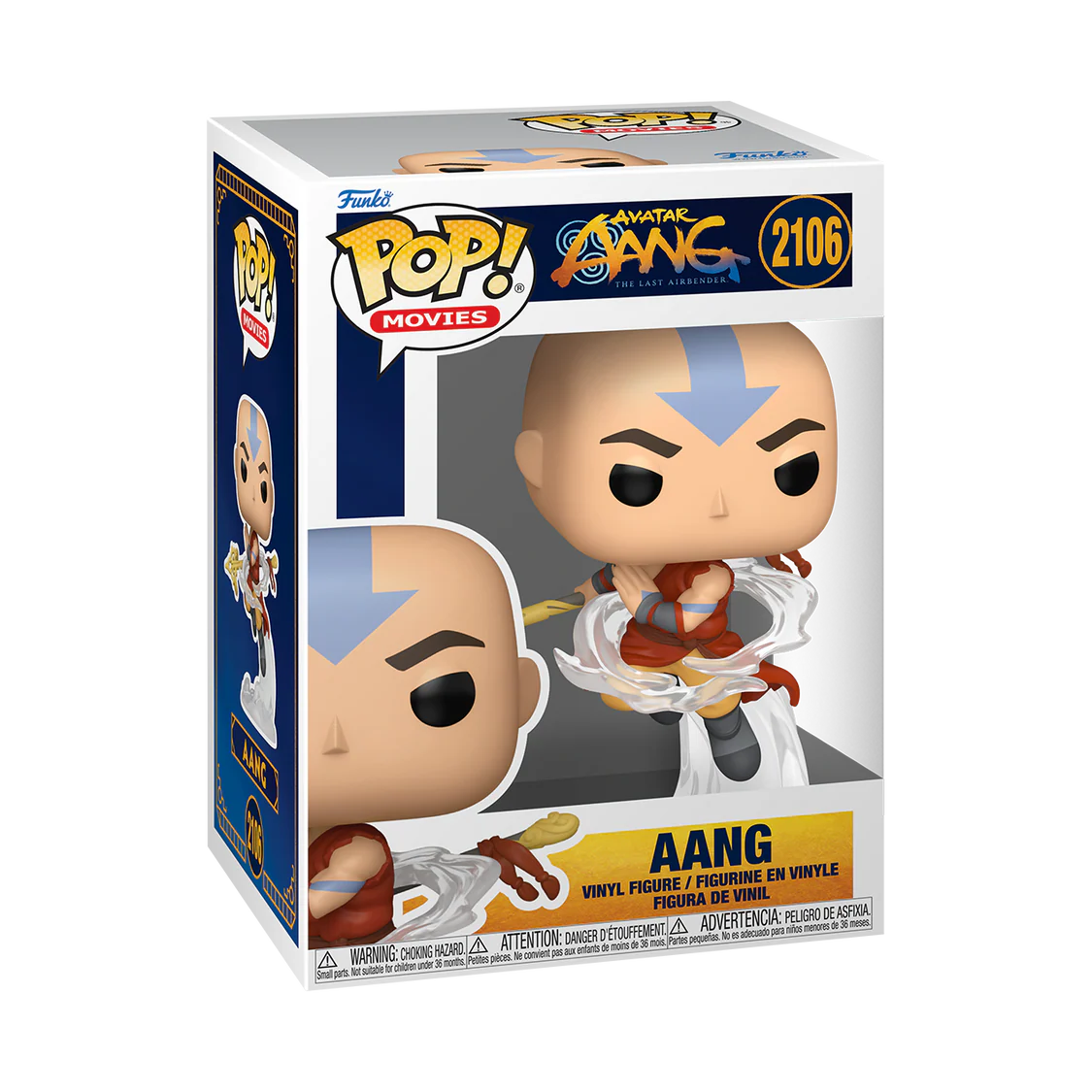 Funko Pop! Movies: Avatar The Last Airbender - Aang / Katara / Sokka / Toph / Zuko / Tagah / Aang (Avatar State) *PREORDER*